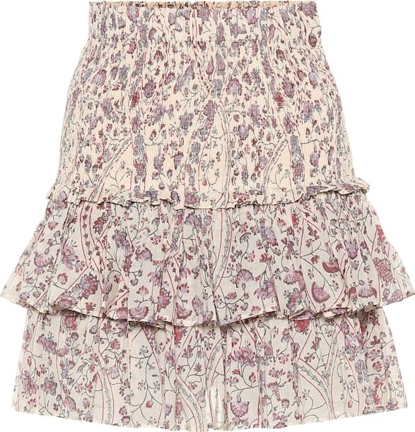 Isabel Marant Etoile Naomi floral cotton miniskirt