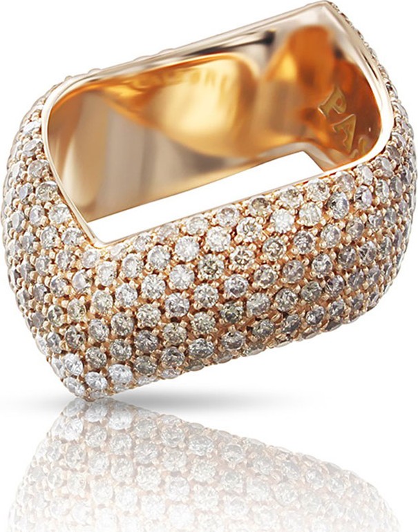 Pasquale Bruni Sensual Touch 18k Rose Gold Diamond Ring
