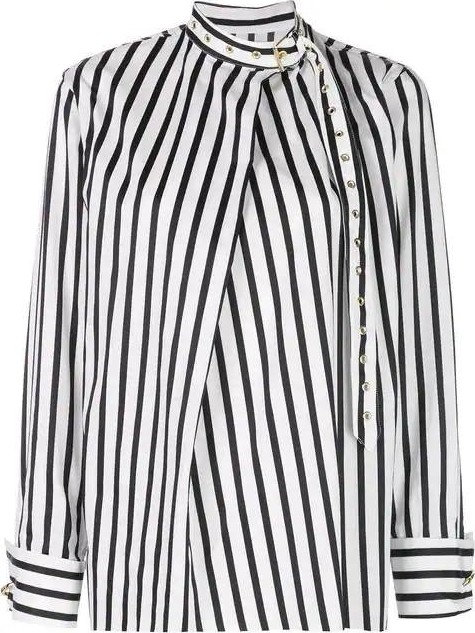 Marques'Almeida buckled neck blouse