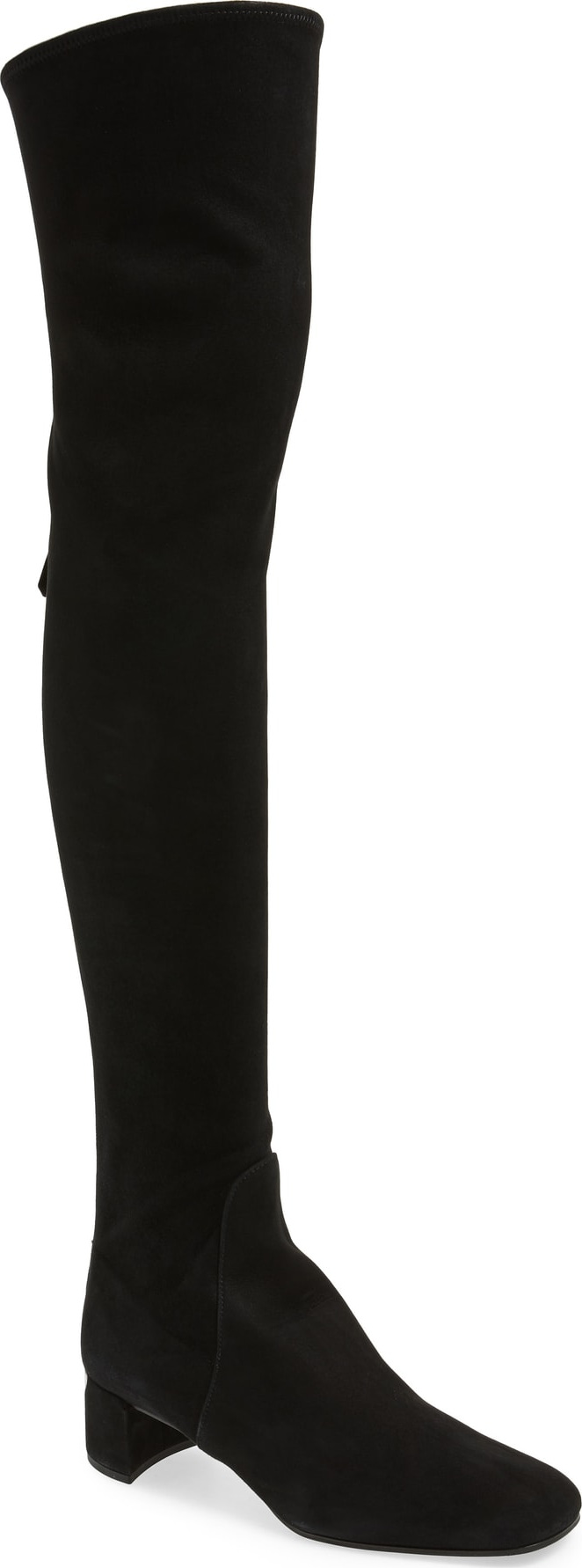 Prada Block Heel Over the Knee Boot