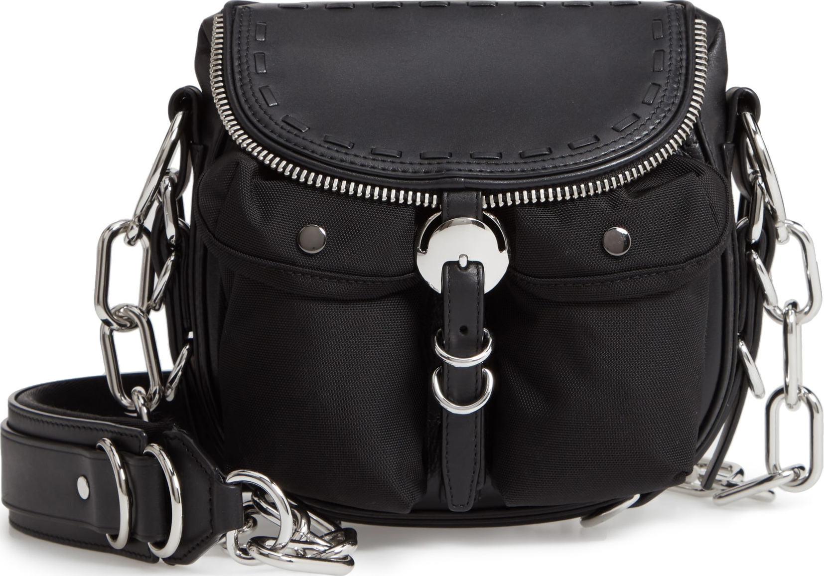 Alexander Wang Rove Mixed Media Crossbody Bag