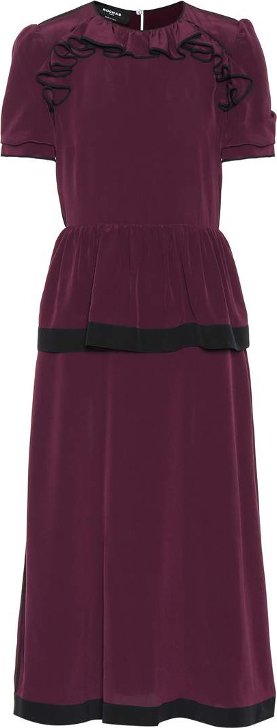 ROCHAS Silk crêpe dress