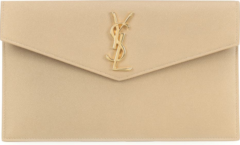 Saint Laurent Uptown leather clutch