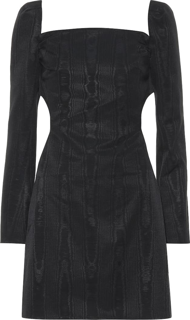 Ellery Paalen cotton-blend moiré minidress