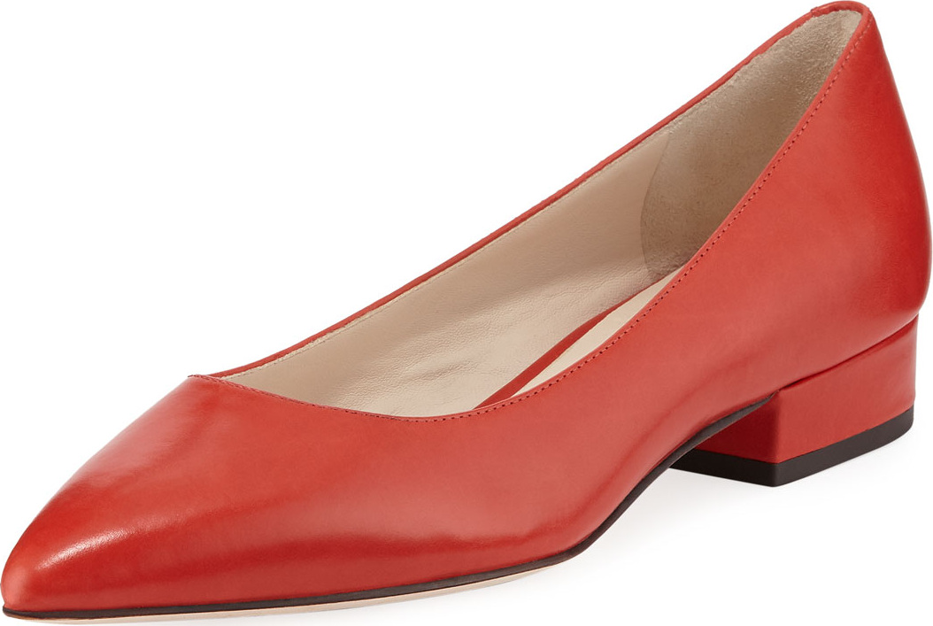 Cole Haan Vesta Grand Leather Skimmer Flats, Barbados Cherry