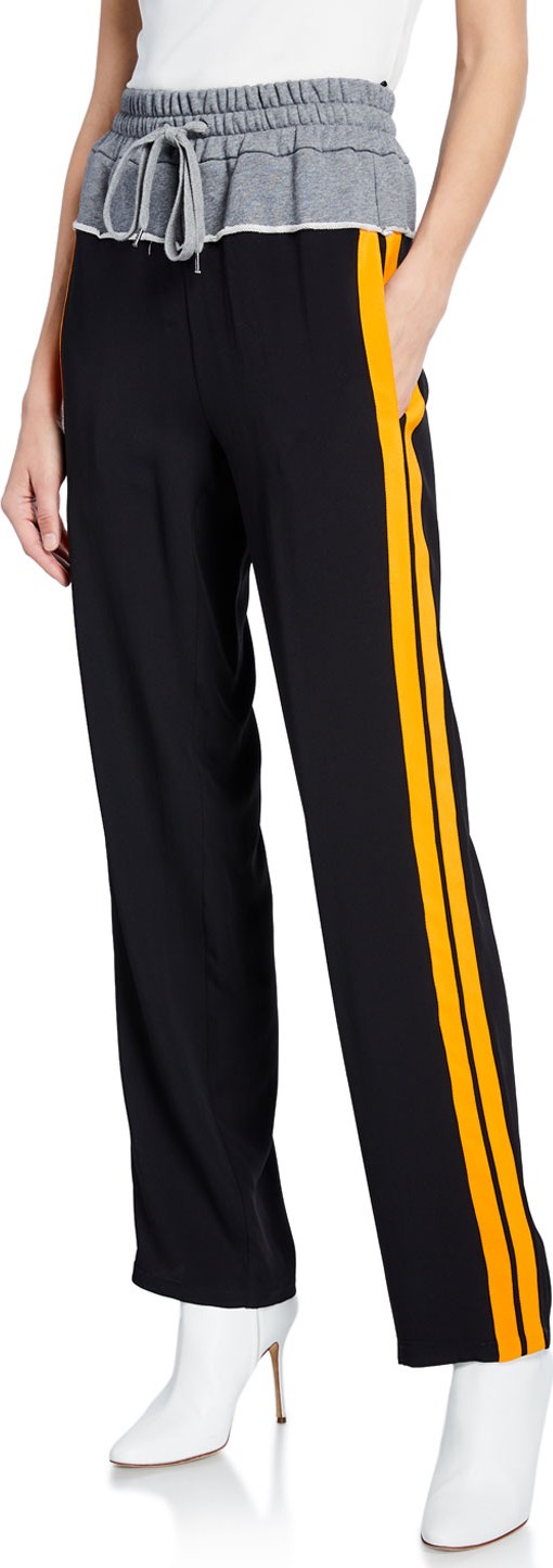 Nº21 Jogger Trousers Pants w/ Contrast Side Stripes Nº21 Jogger Trousers Pants w/ Contrast Side Stripes