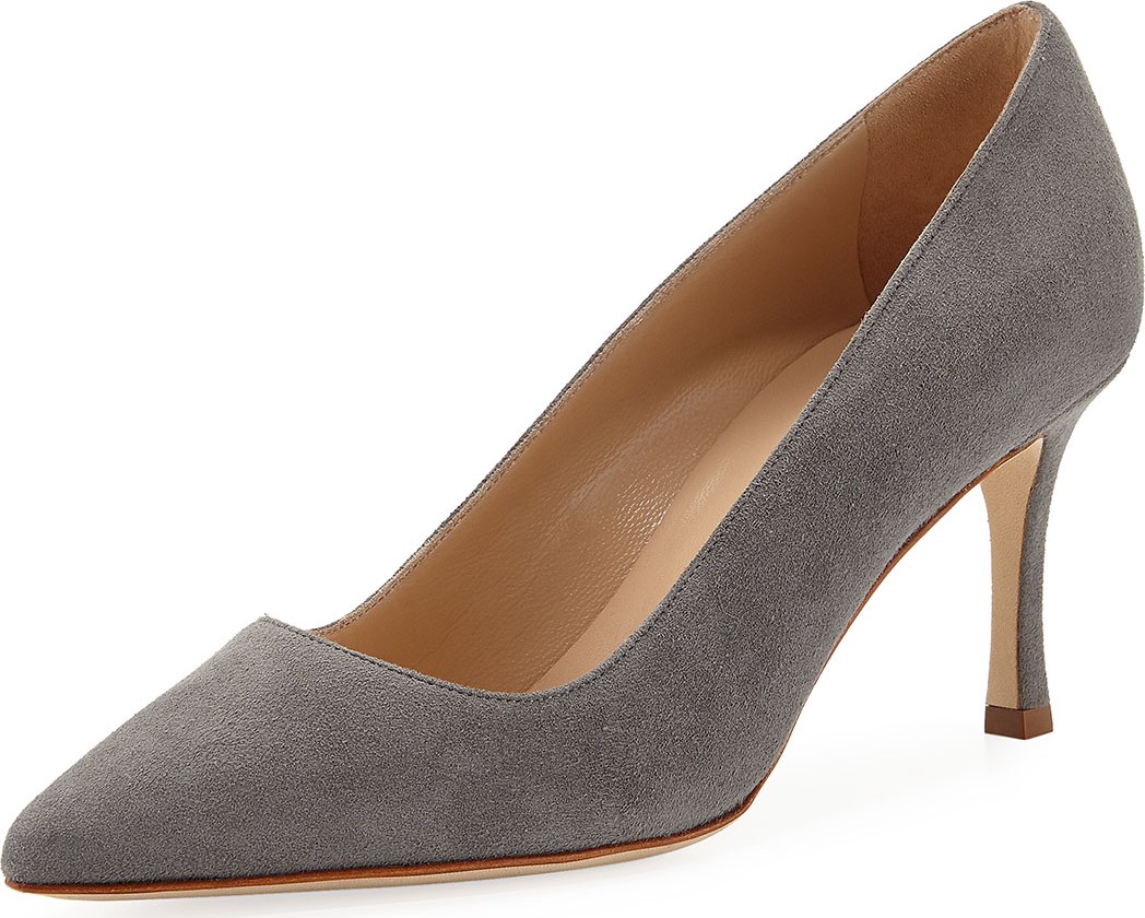 Manolo Blahnik BB Suede 70mm Pump