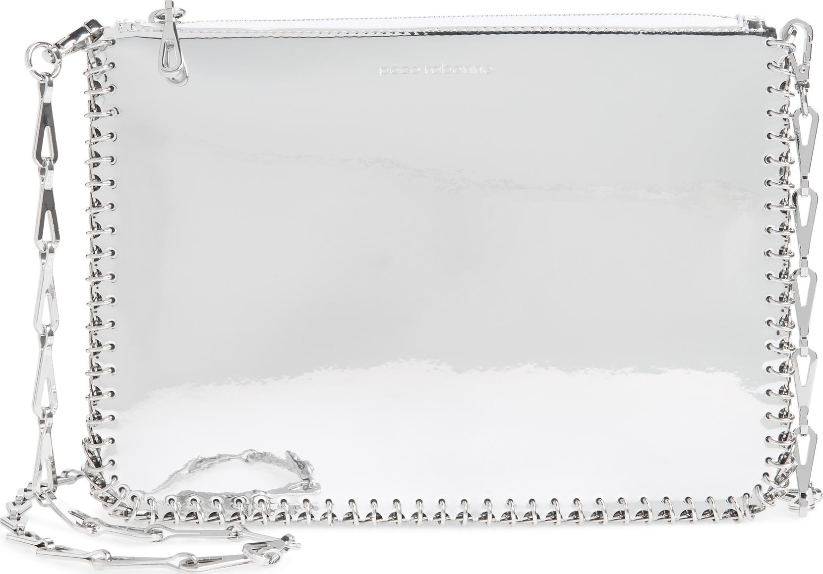 Paco Rabanne Iconic Metallic Crossbody Bag