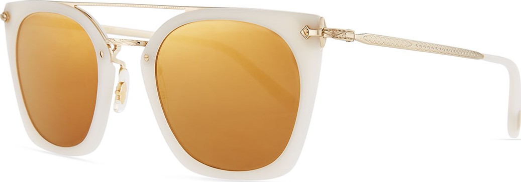 Oliver Peoples Dacette Mirrored Cat-Eye Sunglasses