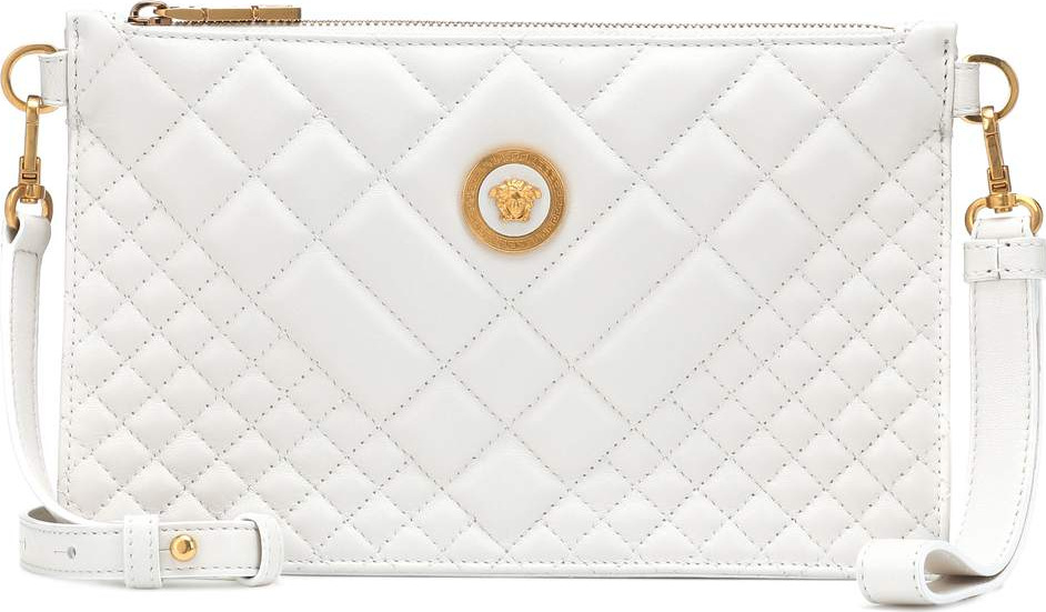 Versace Quilted leather shoulder bag