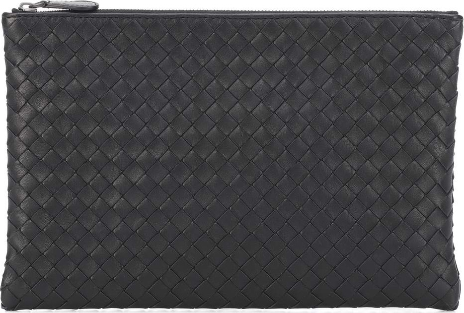Bottega Veneta Medium Intrecciato leather clutch