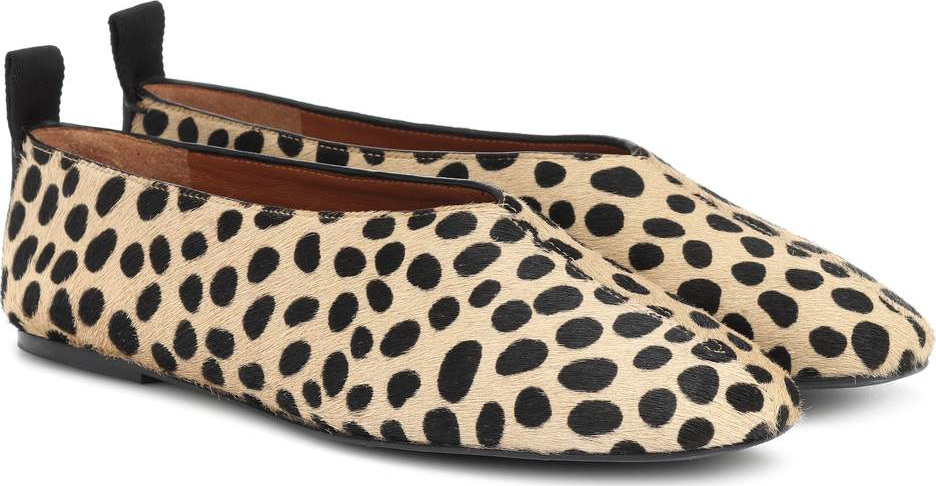 Joseph Calf hair ballerinas