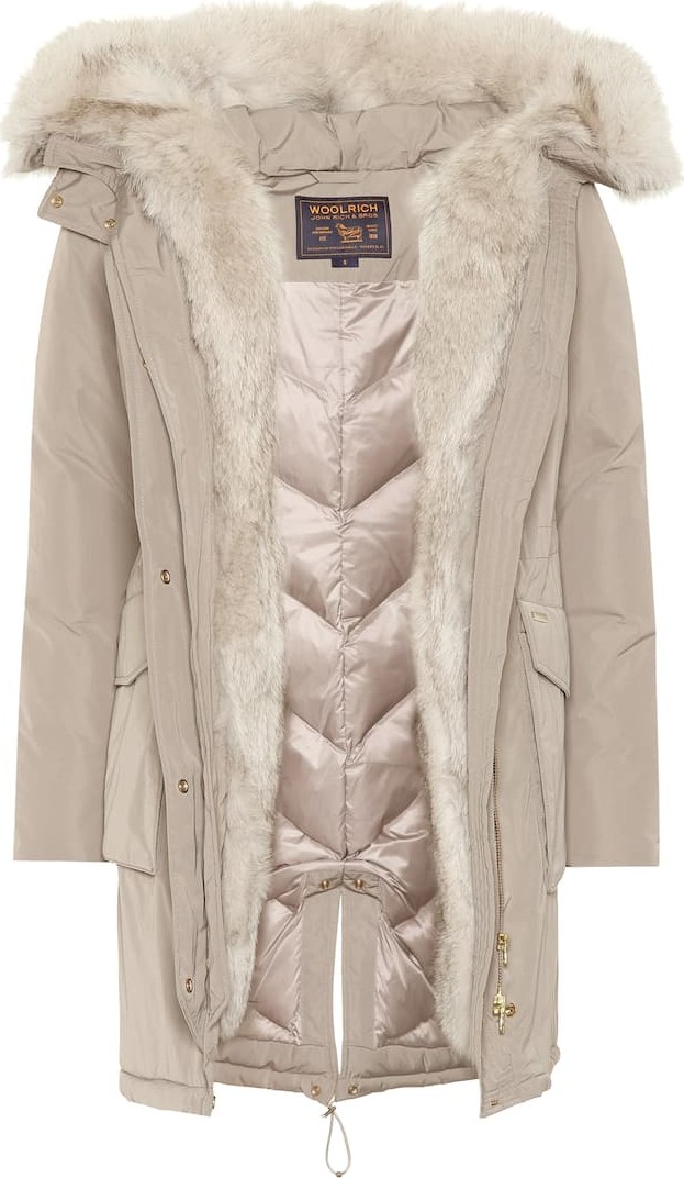 Woolrich W'S Military fur trimmed down parka