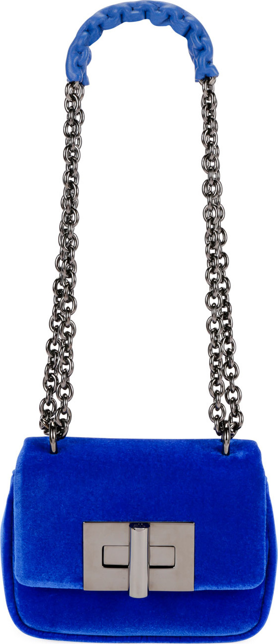 TOM FORD Natalia Small Soft Velvet Shoulder Bag