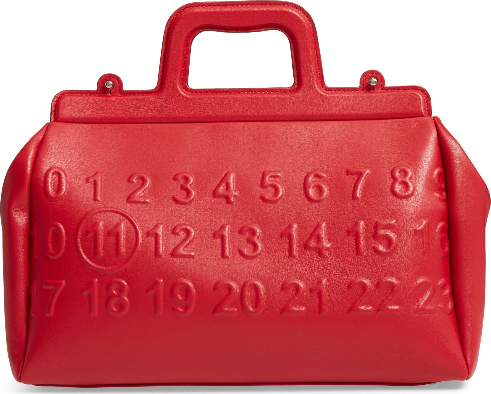 Maison Margiela Logo Leather Satchel