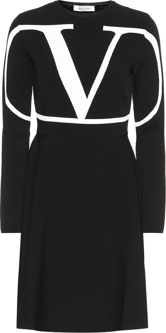 Valentino VLOGO jersey dress