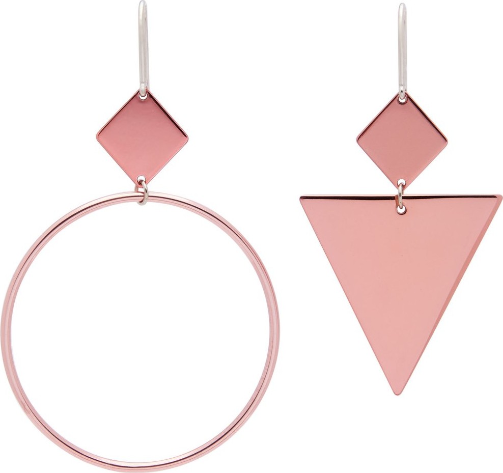 Isabel Marant Geometric mismatched earrings