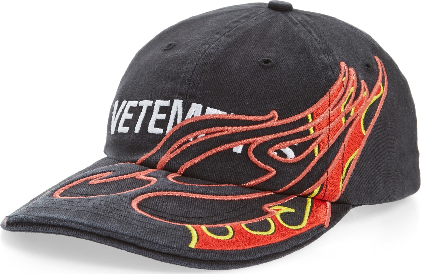 Vetements Fire Logo Baseball Cap