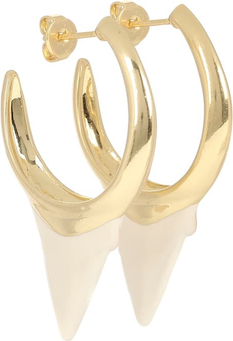 Zimmermann Wavelength Surf hoop earrings