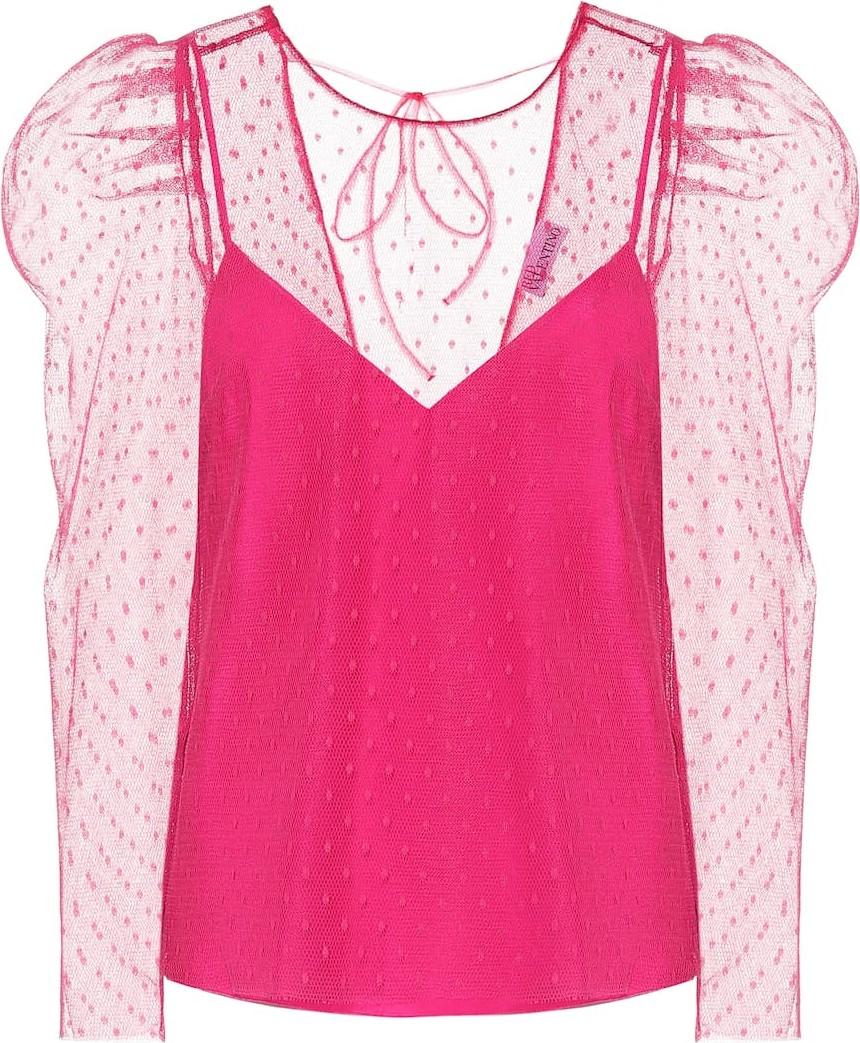 RED Valentino Point d'esprit top