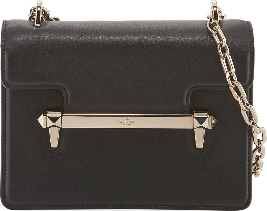 Valentino Uptown Small Leather Shoulder Bag