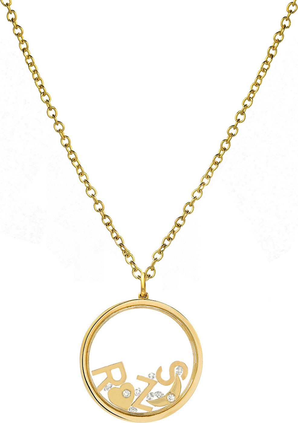 ZOE LEV 14k Personalized Shaker Pendant Necklace w/ Diamonds