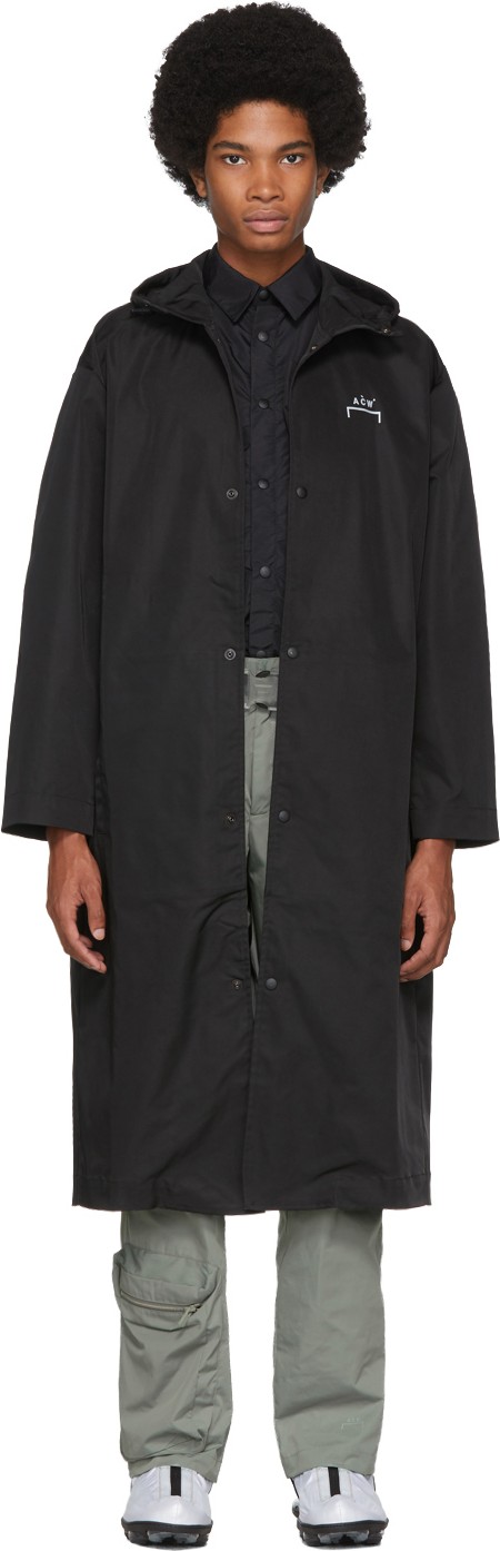 A-Cold-Wall* Black Core Rubberized Coat