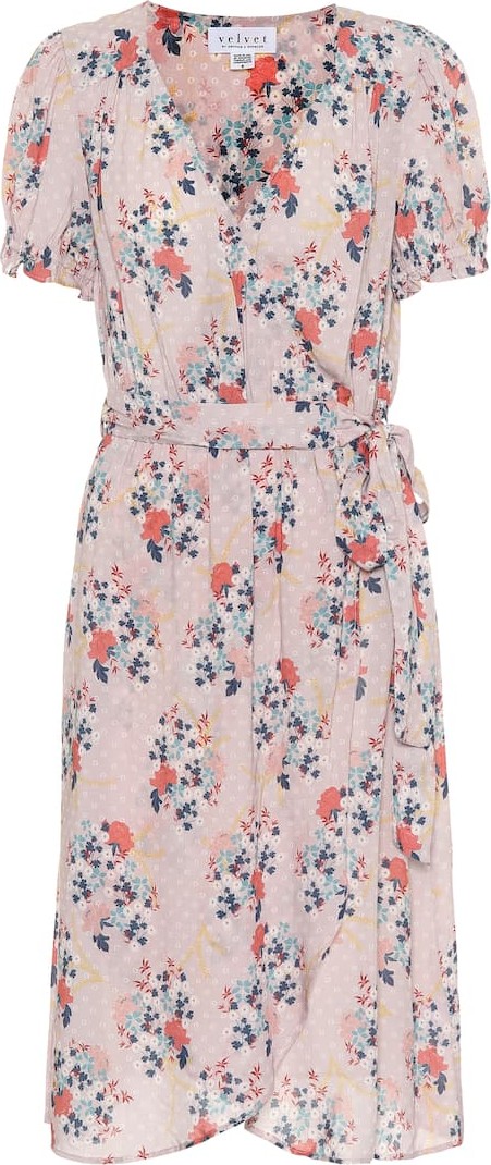 Velvet By Graham & Spencer Meadow floral midi dress