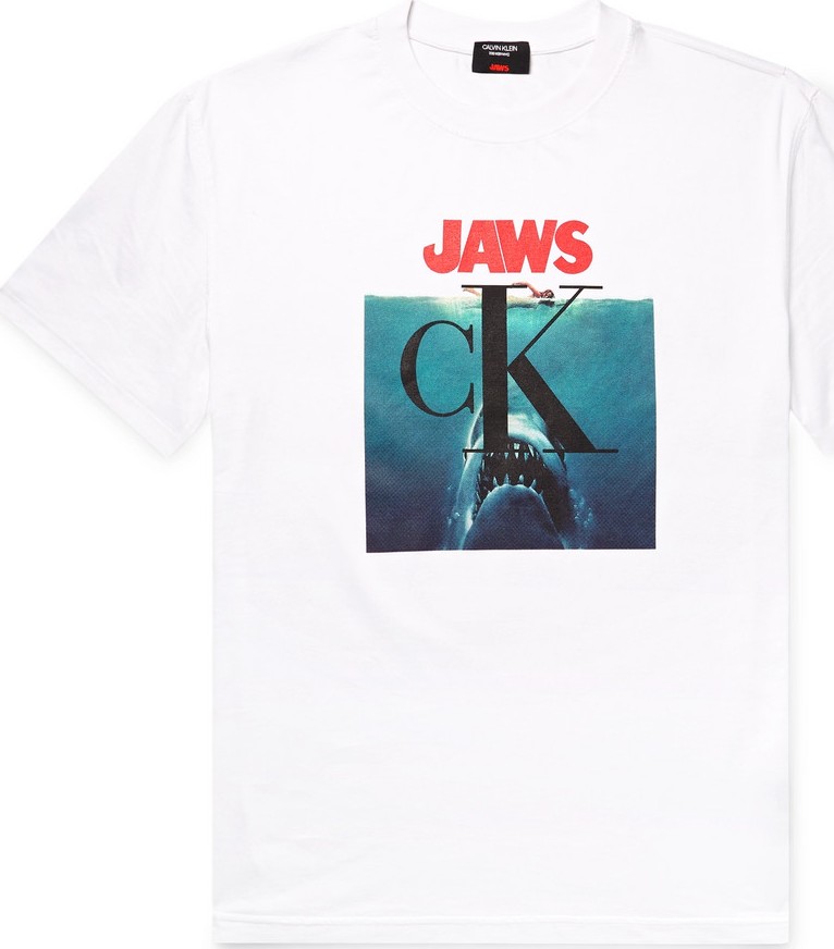 Calvin Klein 205W39NYC Logo-Print Cotton-Jersey T-Shirt