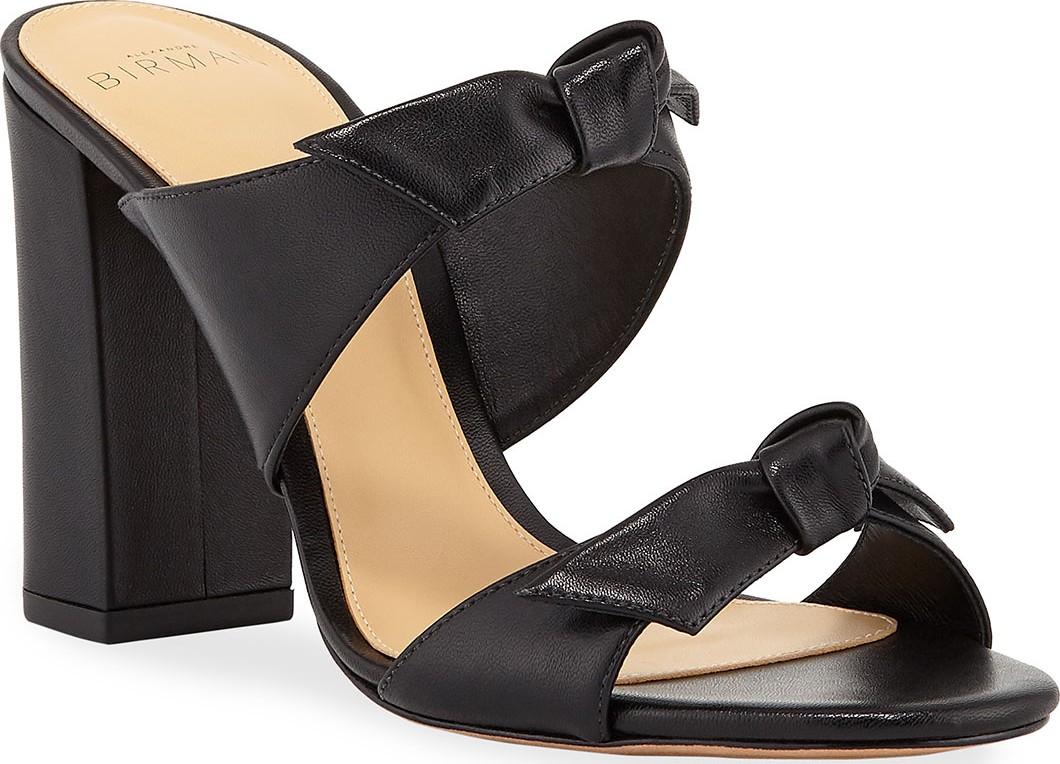 Alexandre Birman Nolita Block-Heel Mule Sandals