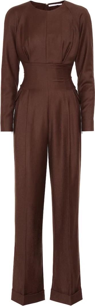 Emilia Wickstead Kara wool jumpsuit