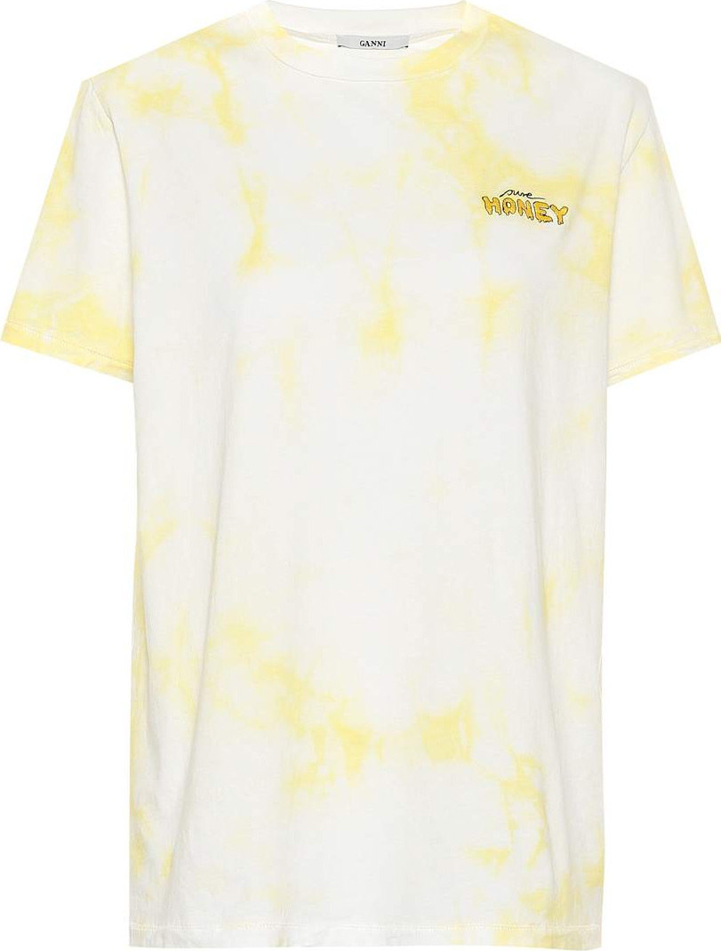 Ganni Verbena tie-dyed cotton T-shirt