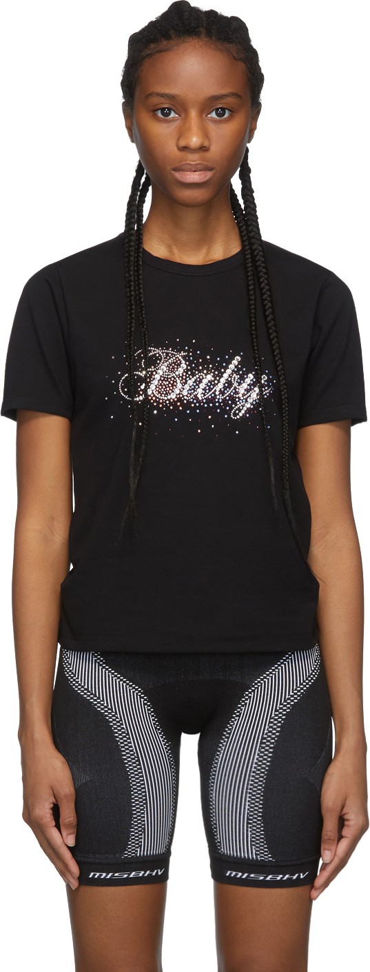 Misbhv Black 'Baby' Fitted T-Shirt