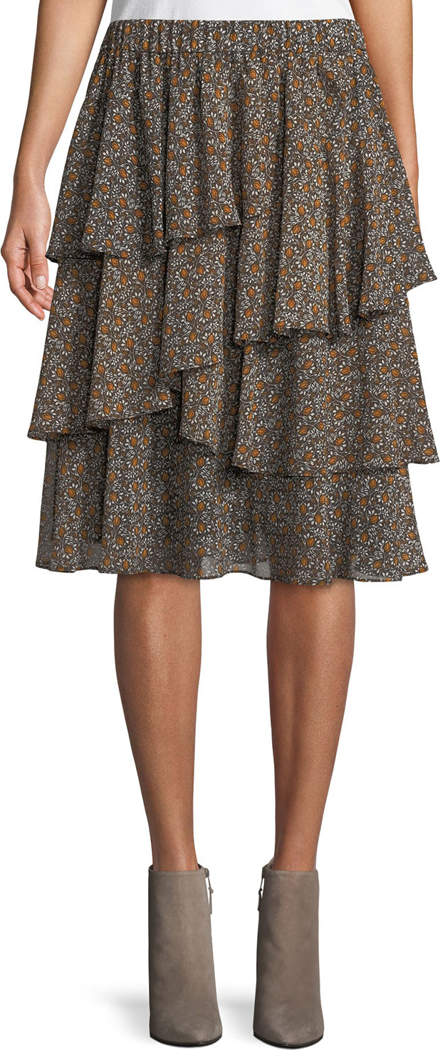 MICHAEL MICHAEL KORS Layered Pop Deco Tulip Skirt