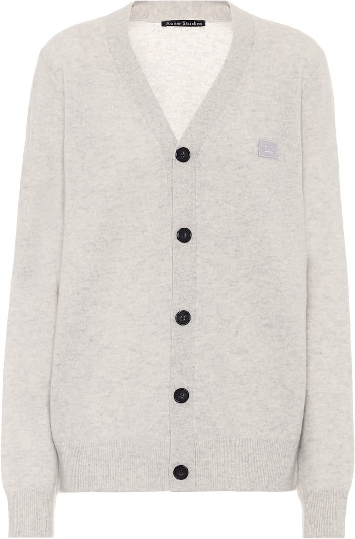 Acne Studios Face wool cardigan