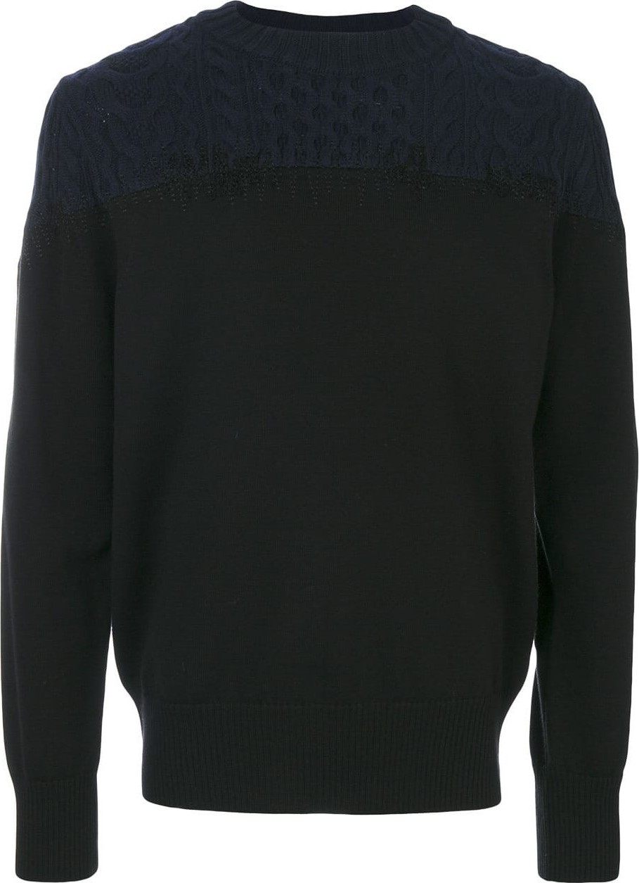 Sacai zig zag knit pullover