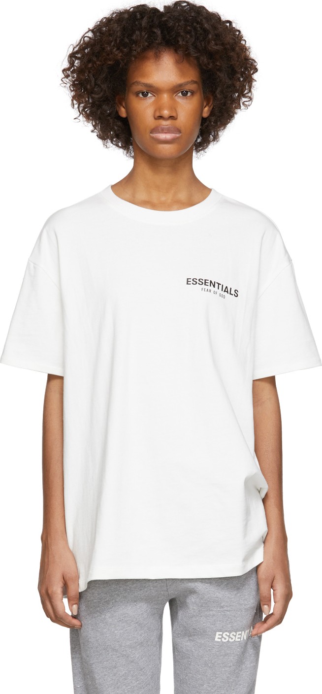 Essentials White Logo T-Shirt