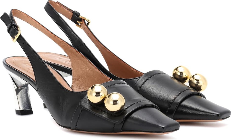 Marni Slingback patent leather pumps