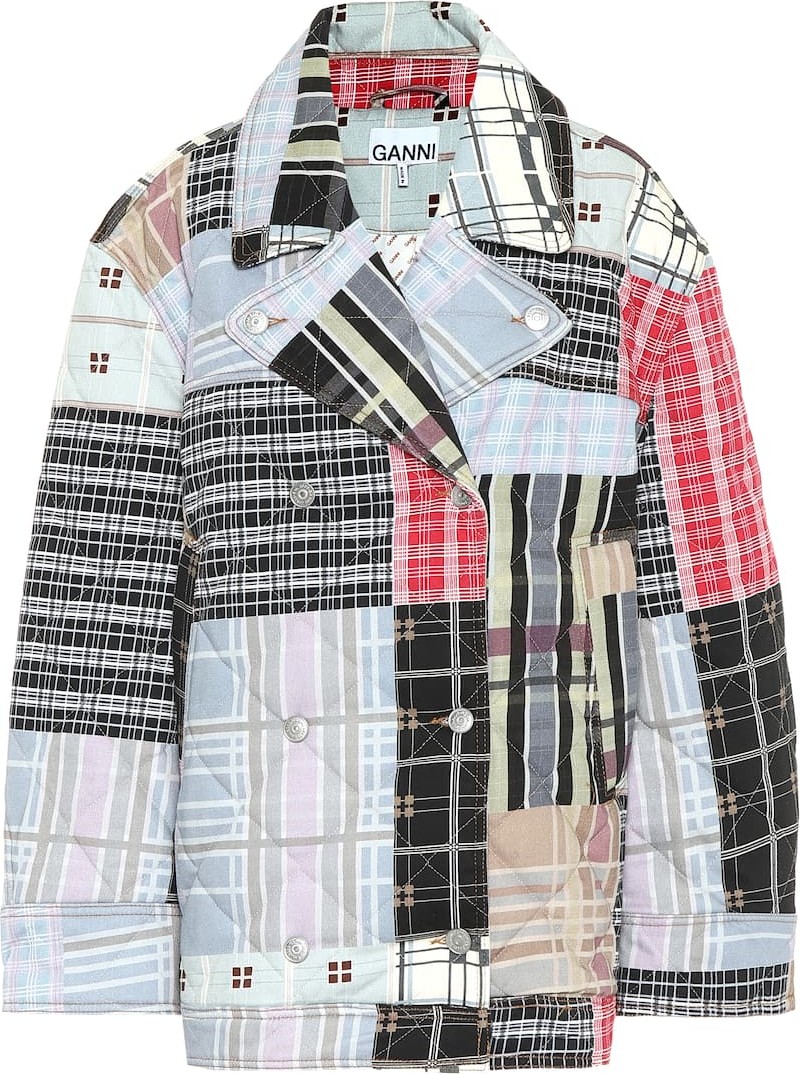 Ganni Quilted denim jacket