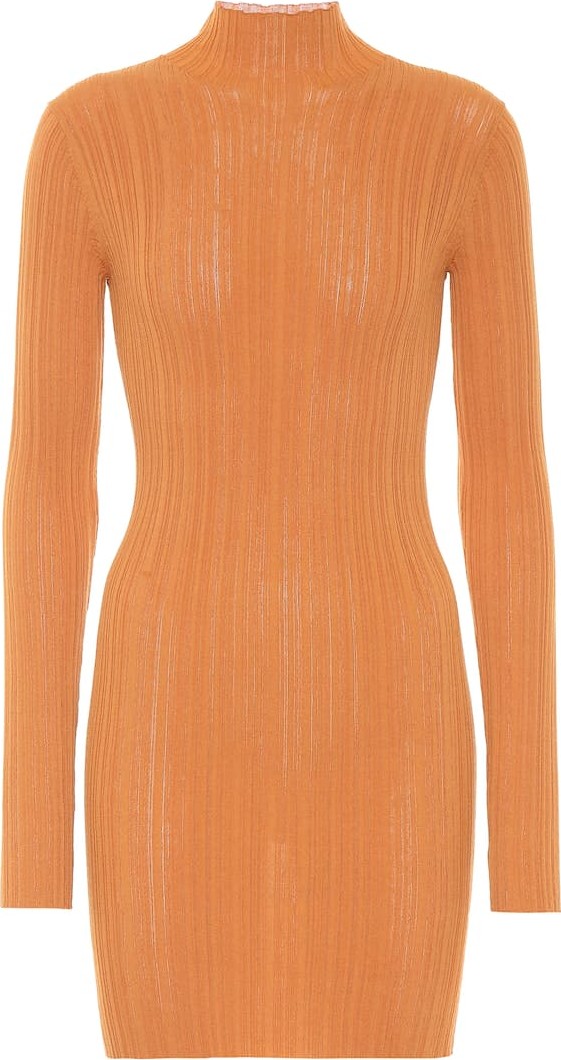 Acne Studios Ribbed cotton-blend sweater dress