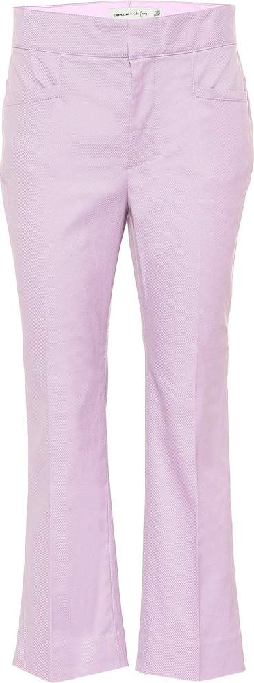 COACH x Selena Gomez cotton cropped pants