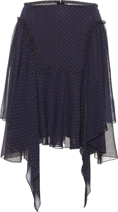 See By Chloé Dotted chiffon skirt