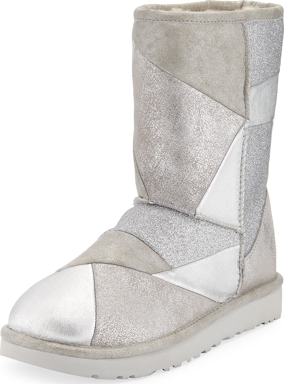 UGG Classic Glitter Patchwork Boots