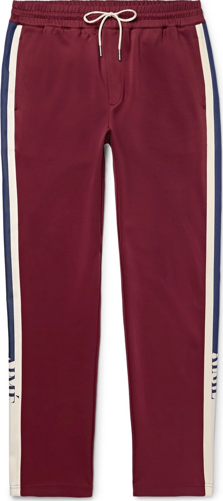 Aimé Leon Dore Tapered Webbing-Trimmed Tech-Jersey Track Pants