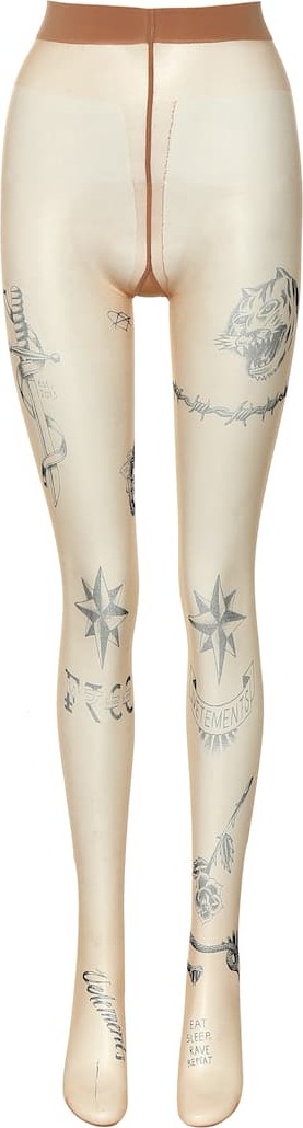 Vetements Printed tights