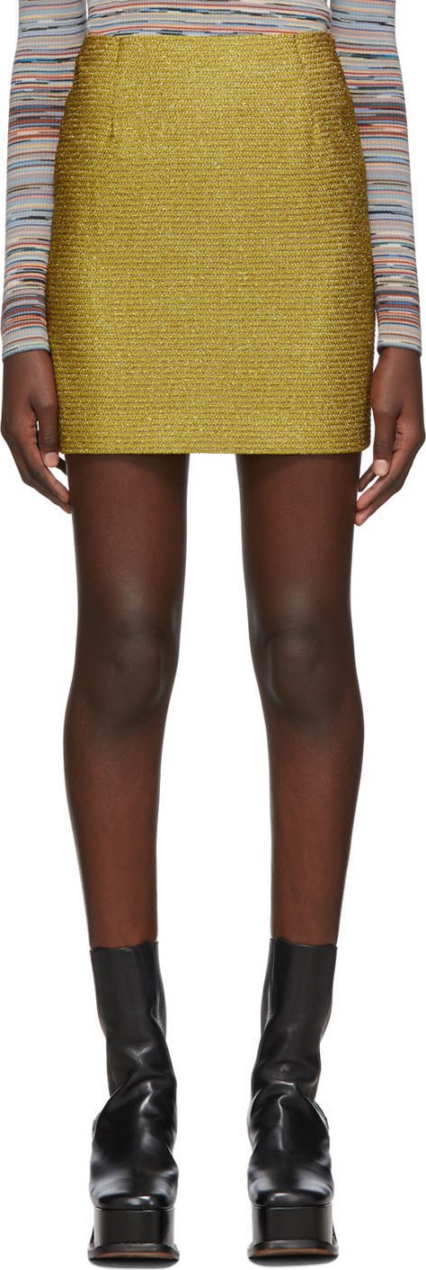 Missoni Gold Lurex Miniskirt