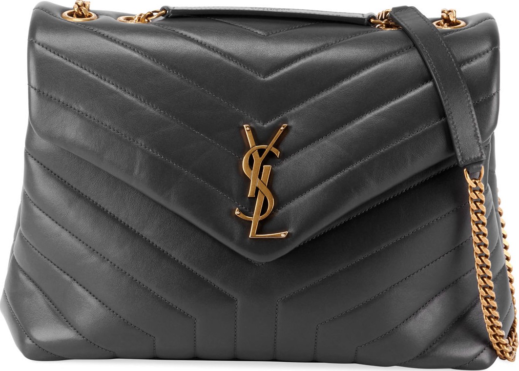 Saint Laurent Loulou Leather Shoulder Bag