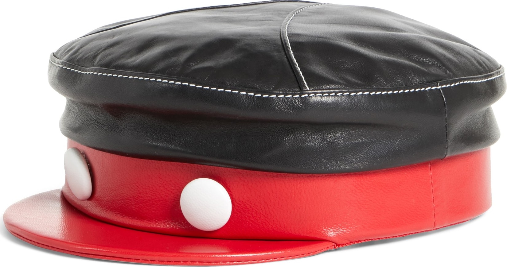 Gigi Burris x Disney Mickey Willie Leather Cap