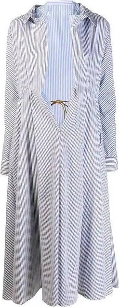 Marni Nougat Illusion shirt coat