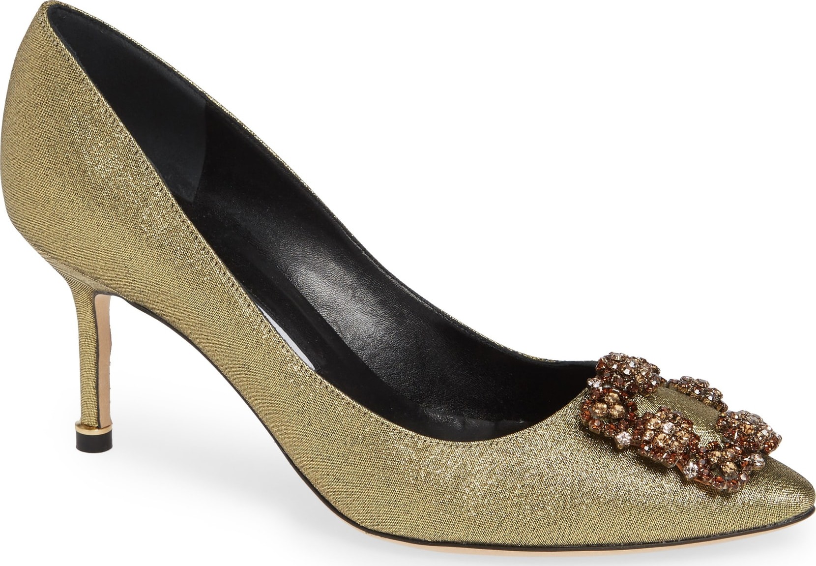 Manolo Blahnik 'Hangisi' Crystal Embellished Pump